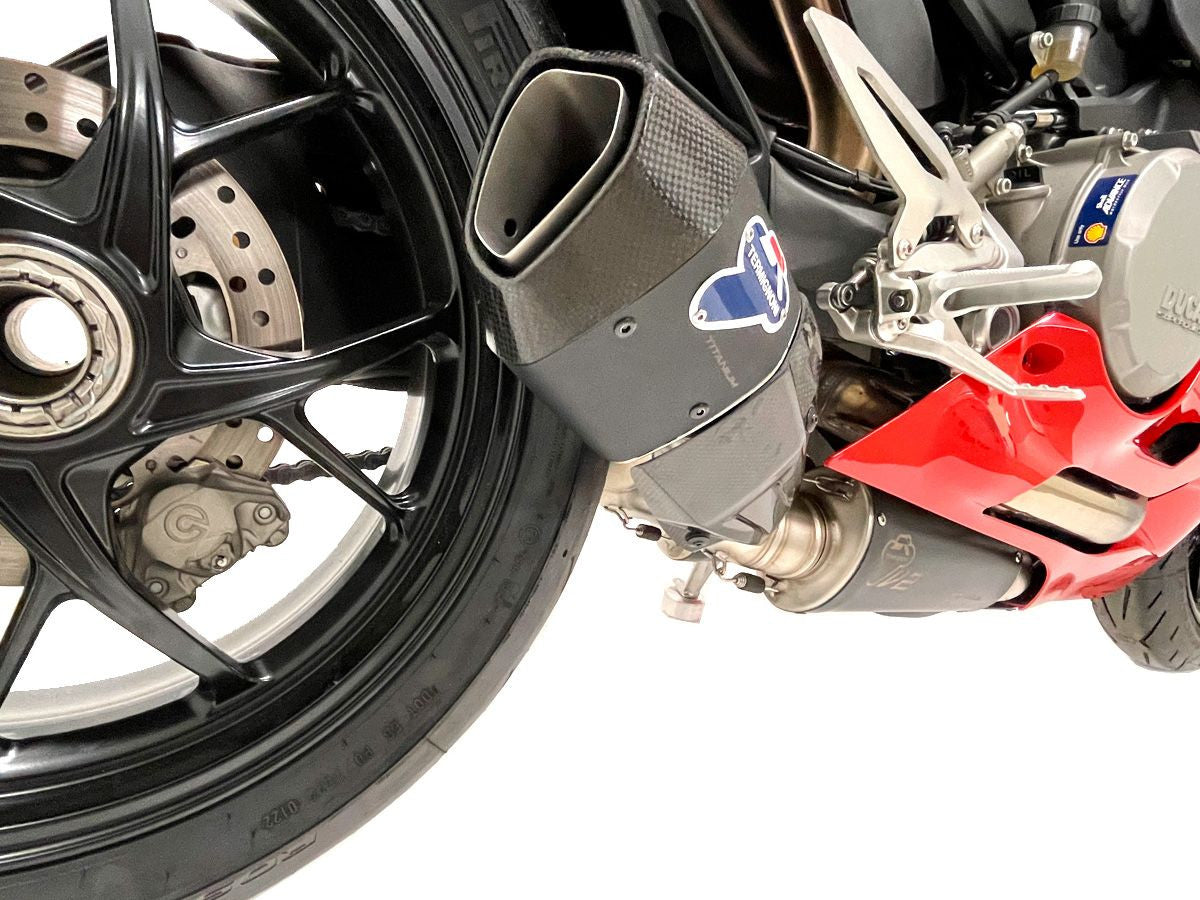 Sistema de escape semi-completo de acero inoxidable Termignoni para Ducati Panigale V2 955 (20-24) D22109440INC 