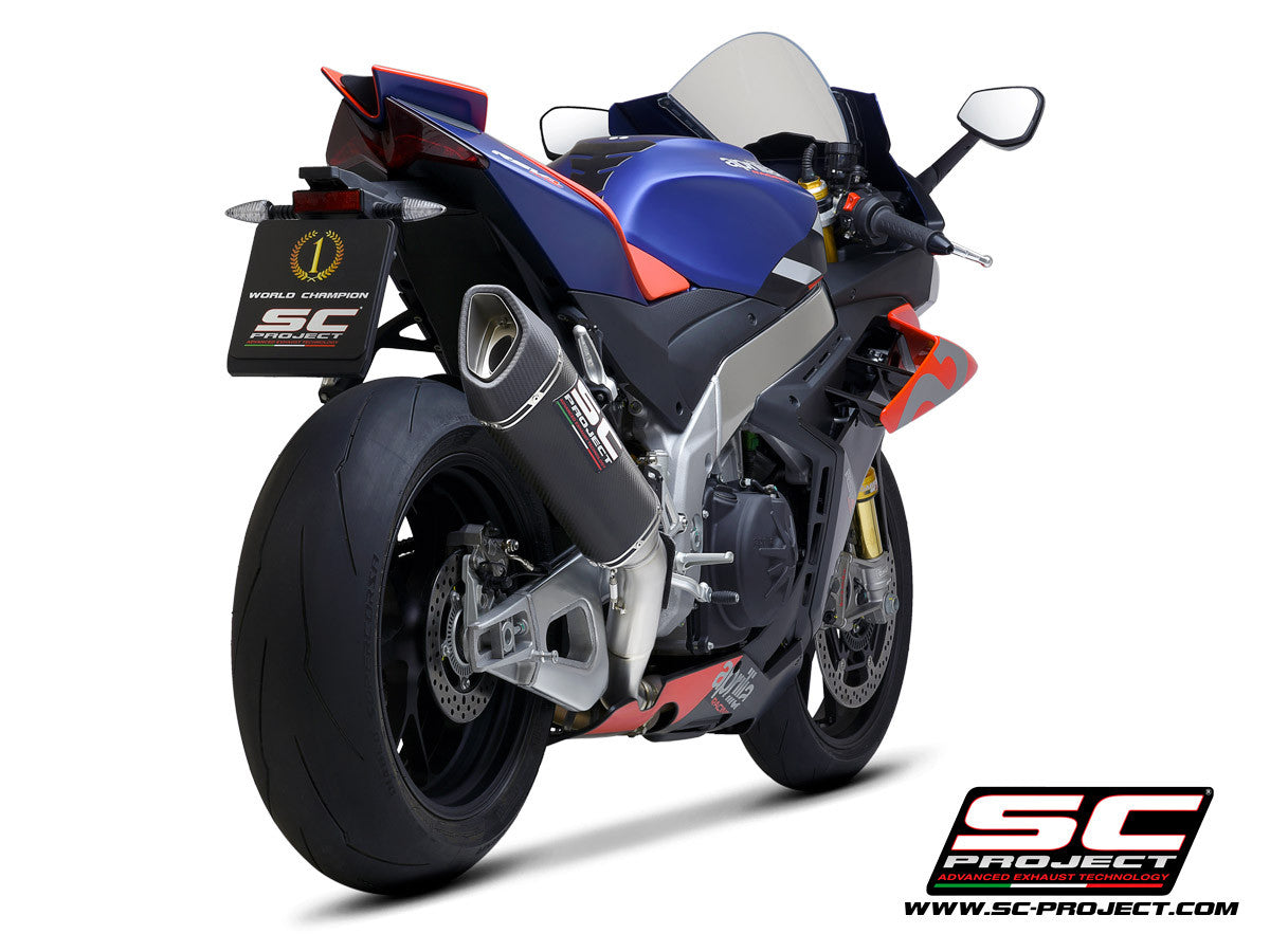 SC-Project Escape de tipo Slip-On SC1-R (350 mm) Aprilia RSV4 1100 Factory (21-24) A27A-T93 