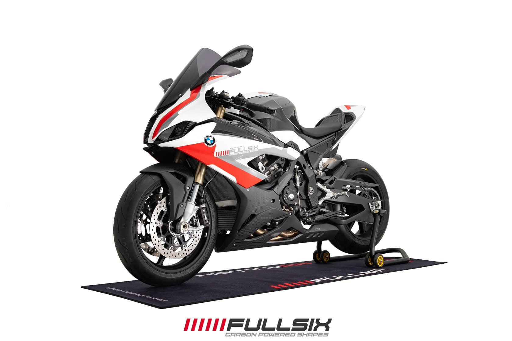 Protección de cadena "OEM" Carbono Fullsix BMW S1000RR K67 (19-25) 