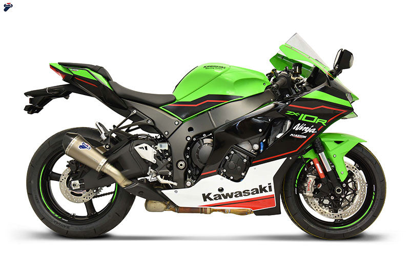 Kit de escape Termignoni Slip-On cónico para Kawasaki ZX-10 R/RR (21-25) 