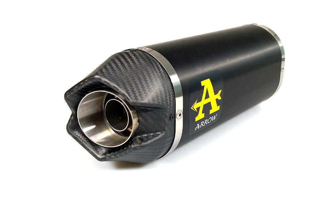 Escape Arrow Slip-On Indy Race de aluminio oscuro para Aprilia RS 660 (20-25) 71929AKN 