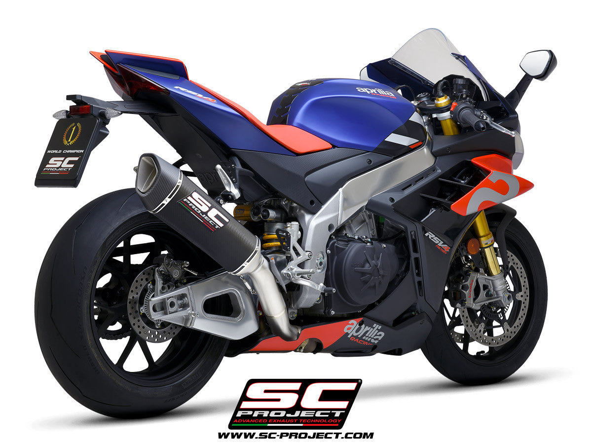 SC-Project Escape de tipo Slip-On SC1-R (350 mm) Aprilia RSV4 1100 Factory (21-24) A27A-T93 